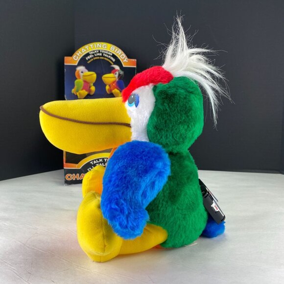 Vintage Toucan Bird Plush Talks Back with Noise Sensor - Picture 2 of 11